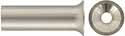 Ramrod forward tip, 5/16" diameter, nickel silver, 8-32 thread, flared concave end for Thompson Center .45 caliber Cherokee or Seneca, 1" long